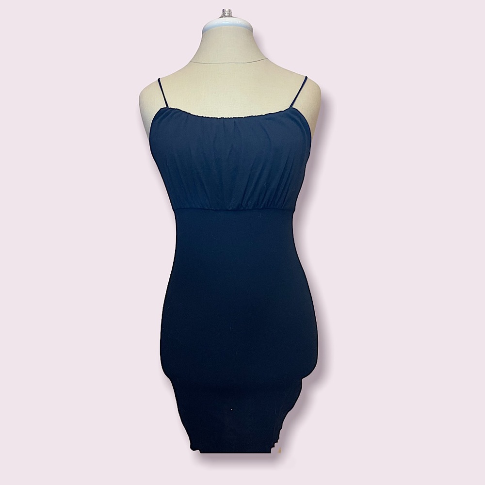 Wild Fable Navy Blue Mini Dress